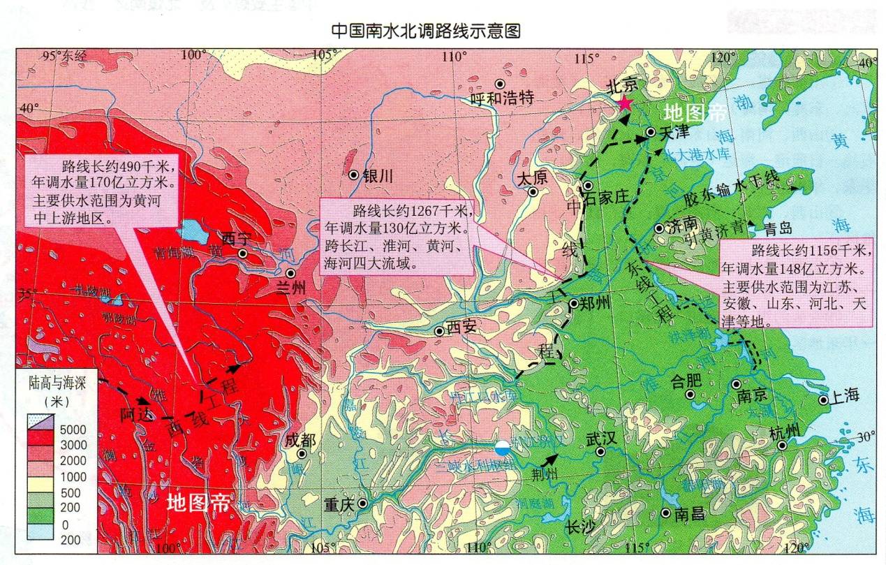 南水北調東線工程惠及哪些城市