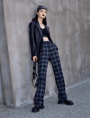 廓形|大幂幂穿搭课堂 PU单品的完美出街教程