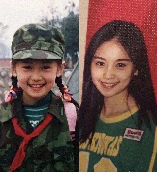 在为数不多的王子文童年照里可以看到,真的是从小美到大.