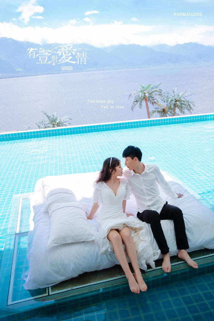 婚纱照|大理婚纱照图片欣赏:初秋也能get的海盐柠檬色系