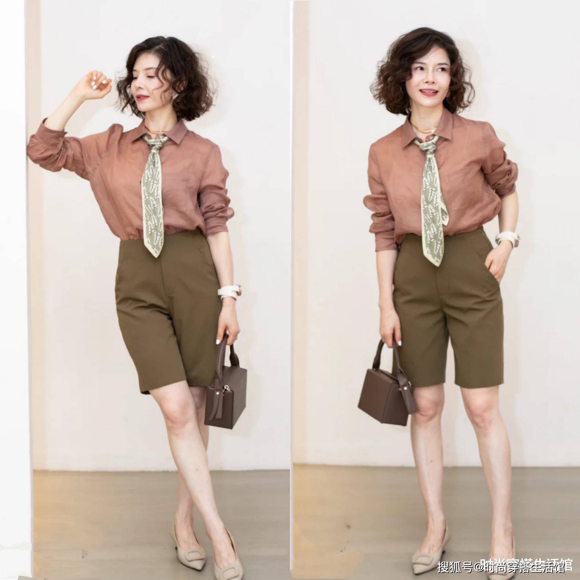 颜色|会穿的女人不显老！跟着这位50+学穿搭，普通衣服也能穿出高级感