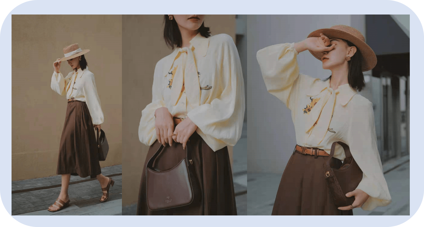 下半身|20套法式高级感穿搭！初秋大气又时髦，哪款属于你的“菜”