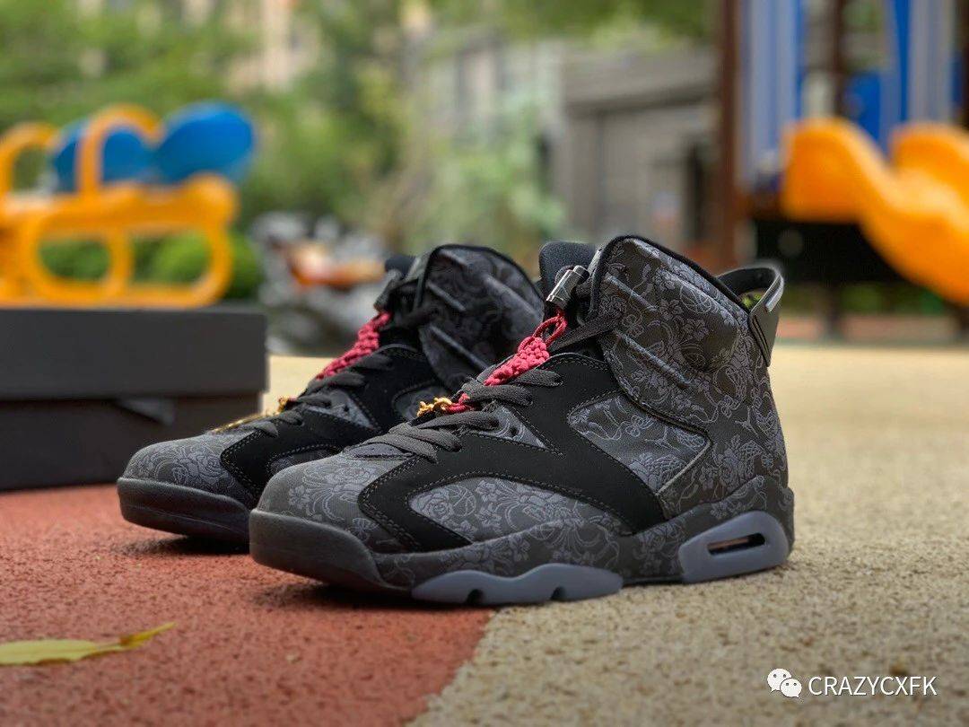 Jumpman|Air Jordan 6 WMNS Singles Day 乔丹光棍节黑丝绸刺绣篮球鞋
