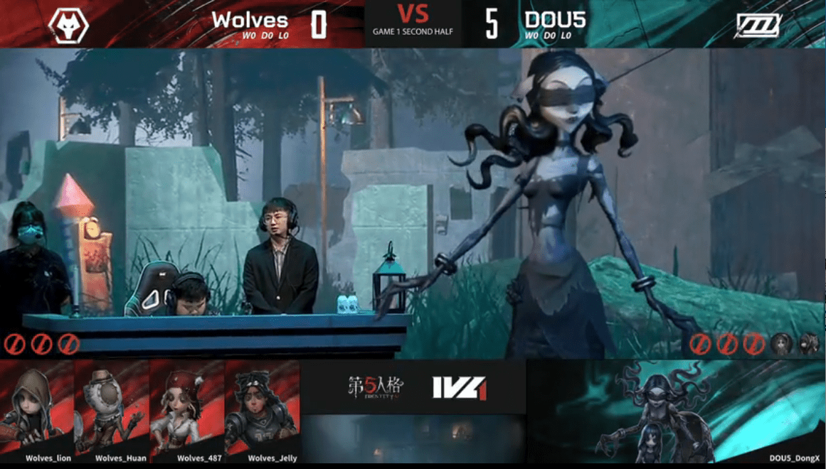 前锋|第五人格2021IVL夏季赛总决赛 DOU5 vs Wolves 第一局