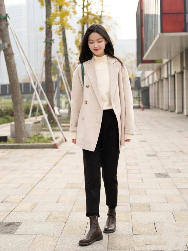 黑色|10度到18度穿什么衣服?几组好看的搭配,你也可以来试试