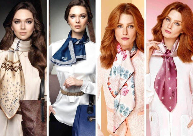 配饰|谁说丝巾老气只适合老太太?这样搭你也能高出气魄,穿出高级感