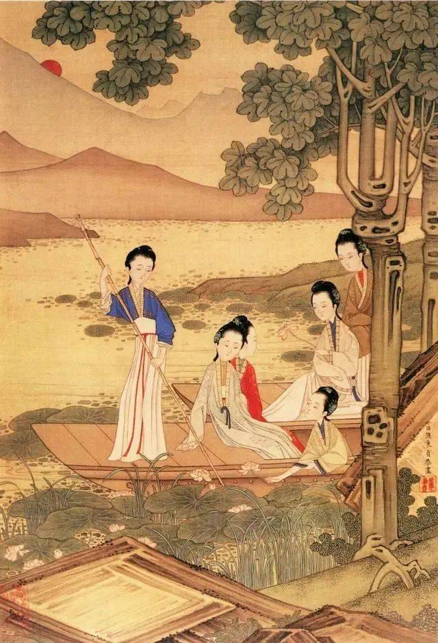 壁画|30幅古画中的美女，秒杀当代网红
