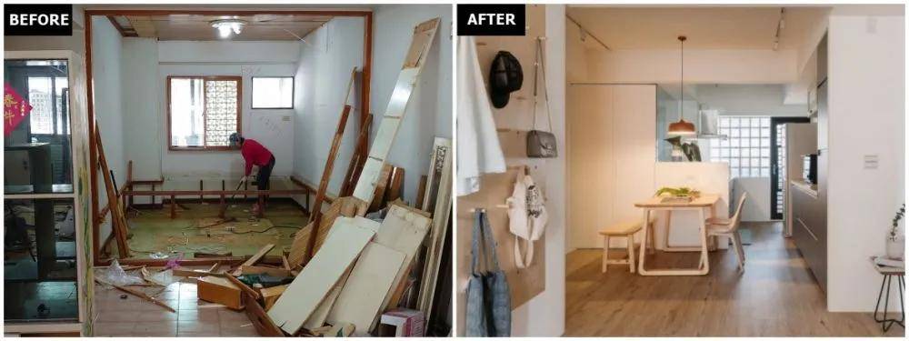 客厅|100㎡老屋翻新，全屋宜家家具，双洞洞板墙面真香！
