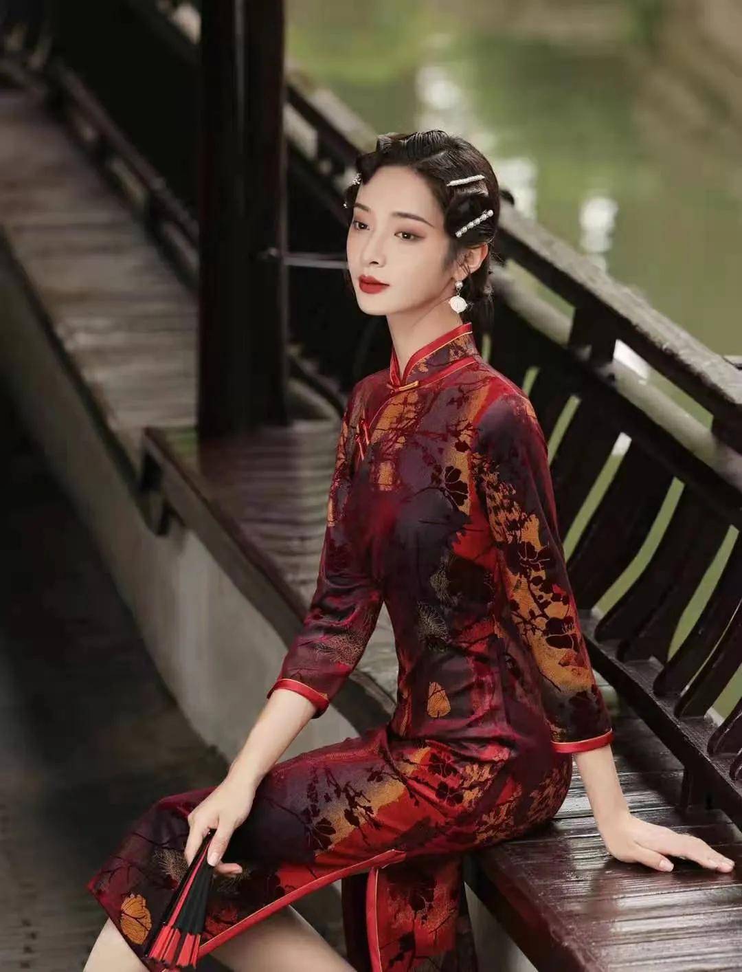 身材|高腰旗袍的好处，不要跟着潮流或者随着大众，如何给你的美丽加分