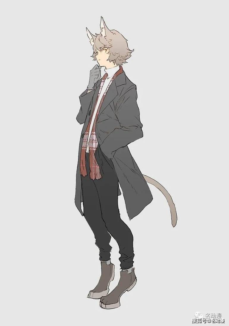 二次元插画师モグモ绘画的可爱软萌的少女