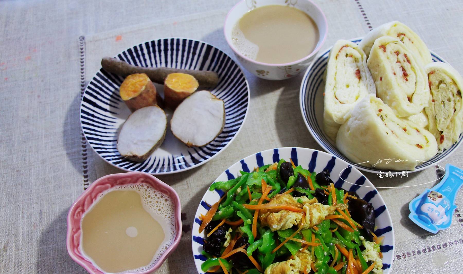 经济|一家四口的15分钟早餐，满足大人孩子口味，经济味美，家人吃得香