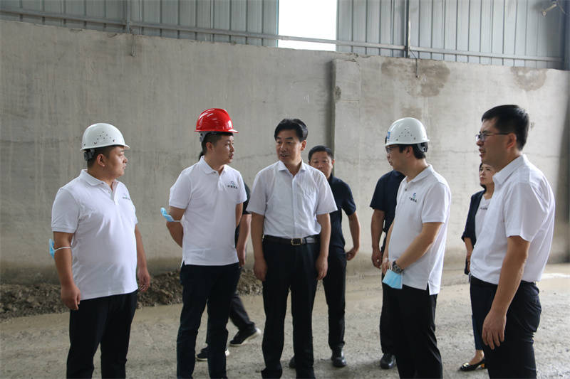 三原县县委书记李华林一行莅临陕西中固浩业视察指导工作