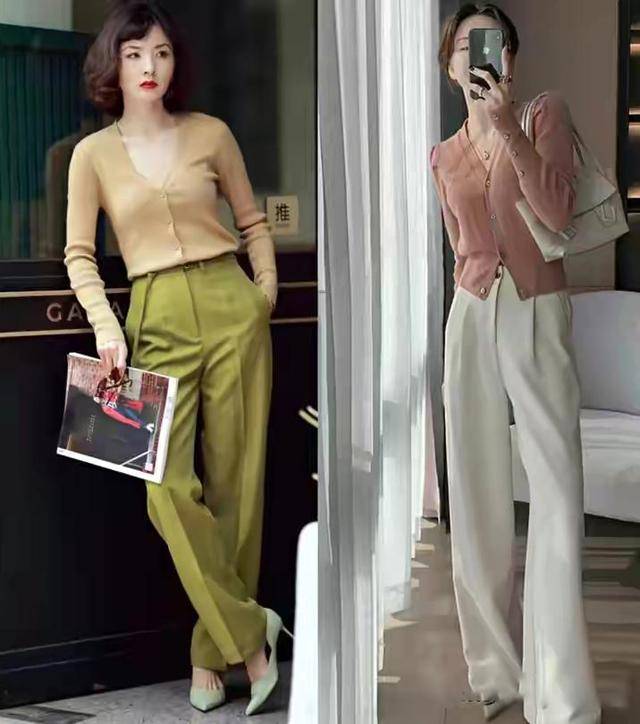经典|70后女人真会打扮！立秋之后这样穿：九分裤配高跟鞋，优雅又减龄