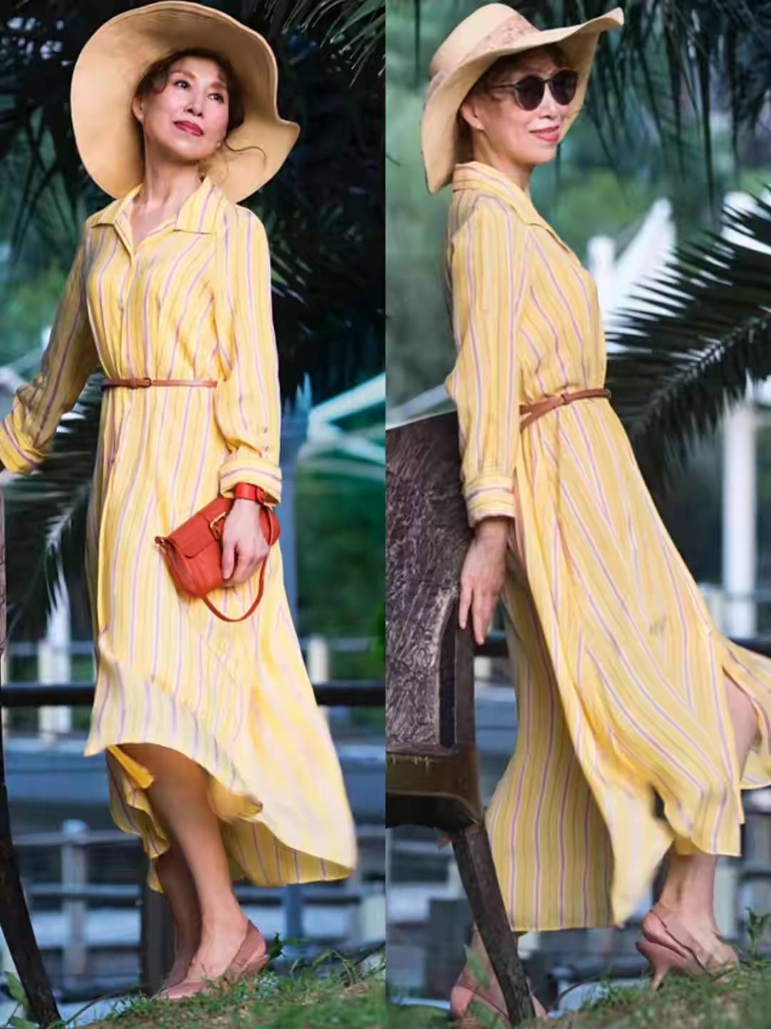 黑色|60岁女人别总穿黑色了，入秋试试这些“高雅配色”，让你更有魅力