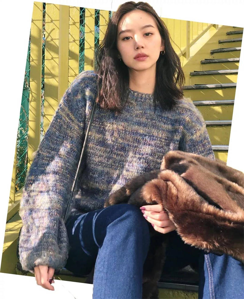 棕色|日系杂志妆容の奶茶杏色系妆容穿搭