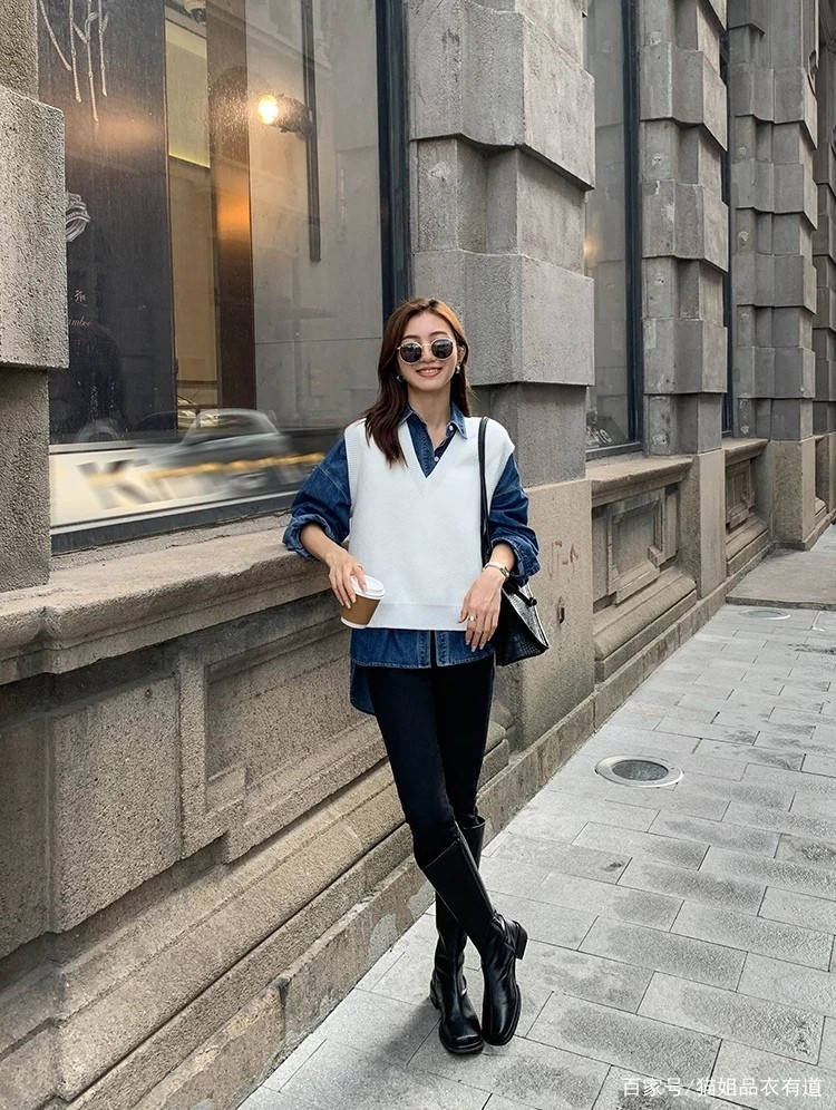 身材|入秋后穿衣的高级感是“马甲”给的，搭配T恤衬衫都好看，很实用