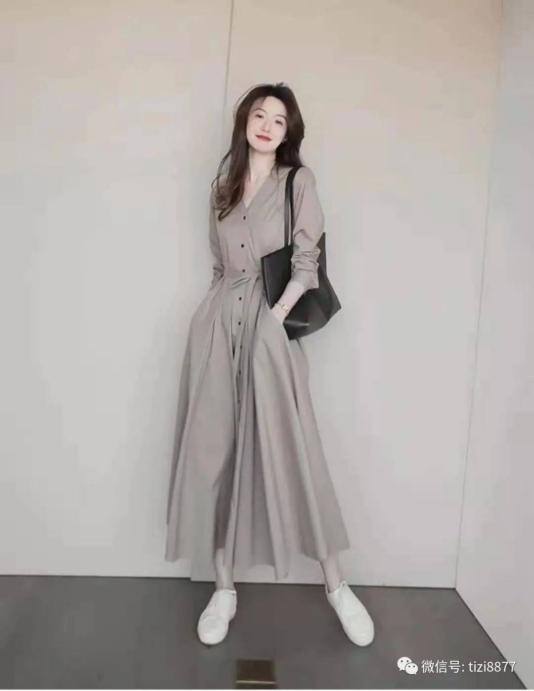 设计|长款连衣裙配什么鞋子好看