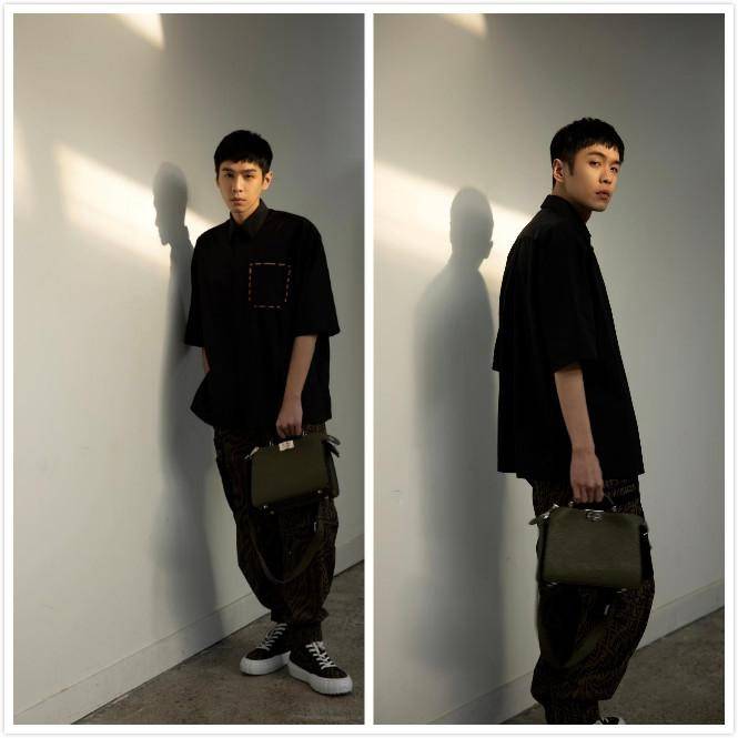 颜色|张若昀看着不像孩子爸，穿衬衫还是个大男孩，真招女粉喜欢