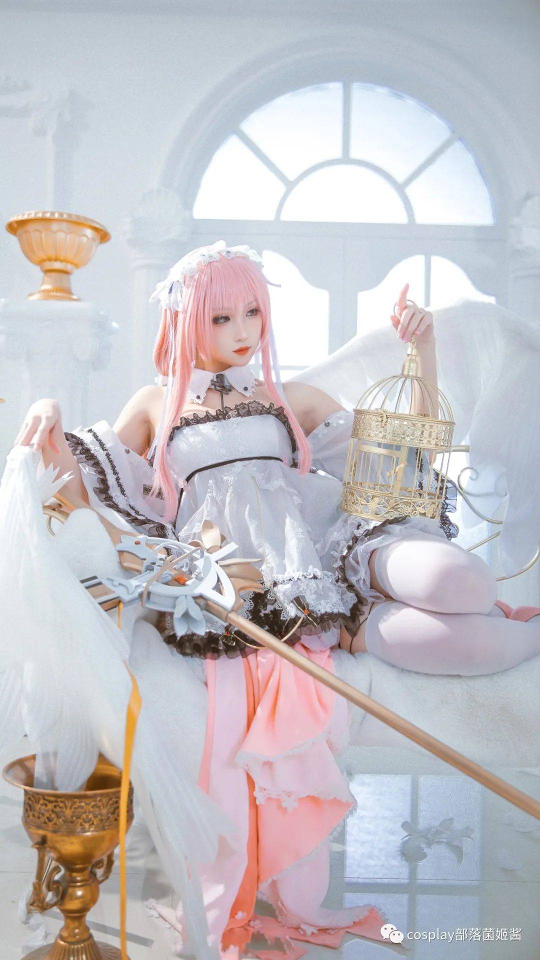 cos:碧蓝航线纯白英仙座cos正片@瓦斯塔亚小龙虾_帕尔