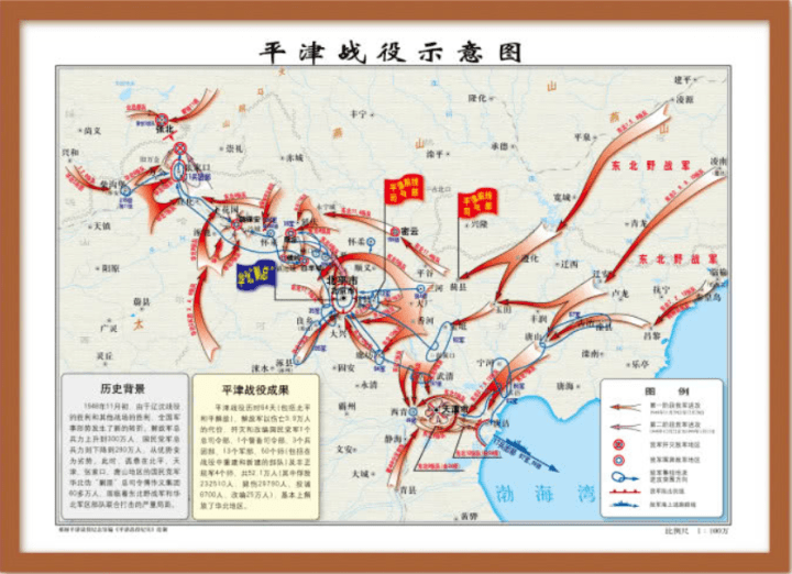 如果傅作義放棄京津率60w大軍南下進入淮海戰場會怎樣