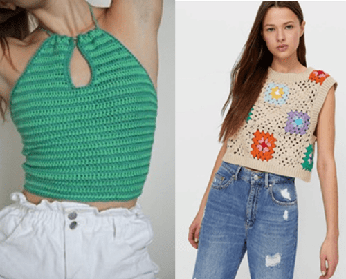 吊带|「Fashion Trend」时尚达人们爱穿的复古钩针风格
