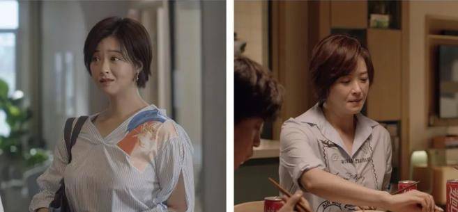 脖颈|《小舍得》蒋欣的3个穿衣雷区，骨架大的女生千万别踩，真的显胖