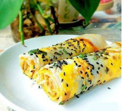 甜面酱|早餐教程:鸡蛋软饼,有营养,省时间!孩子吃得香,还不快试试?