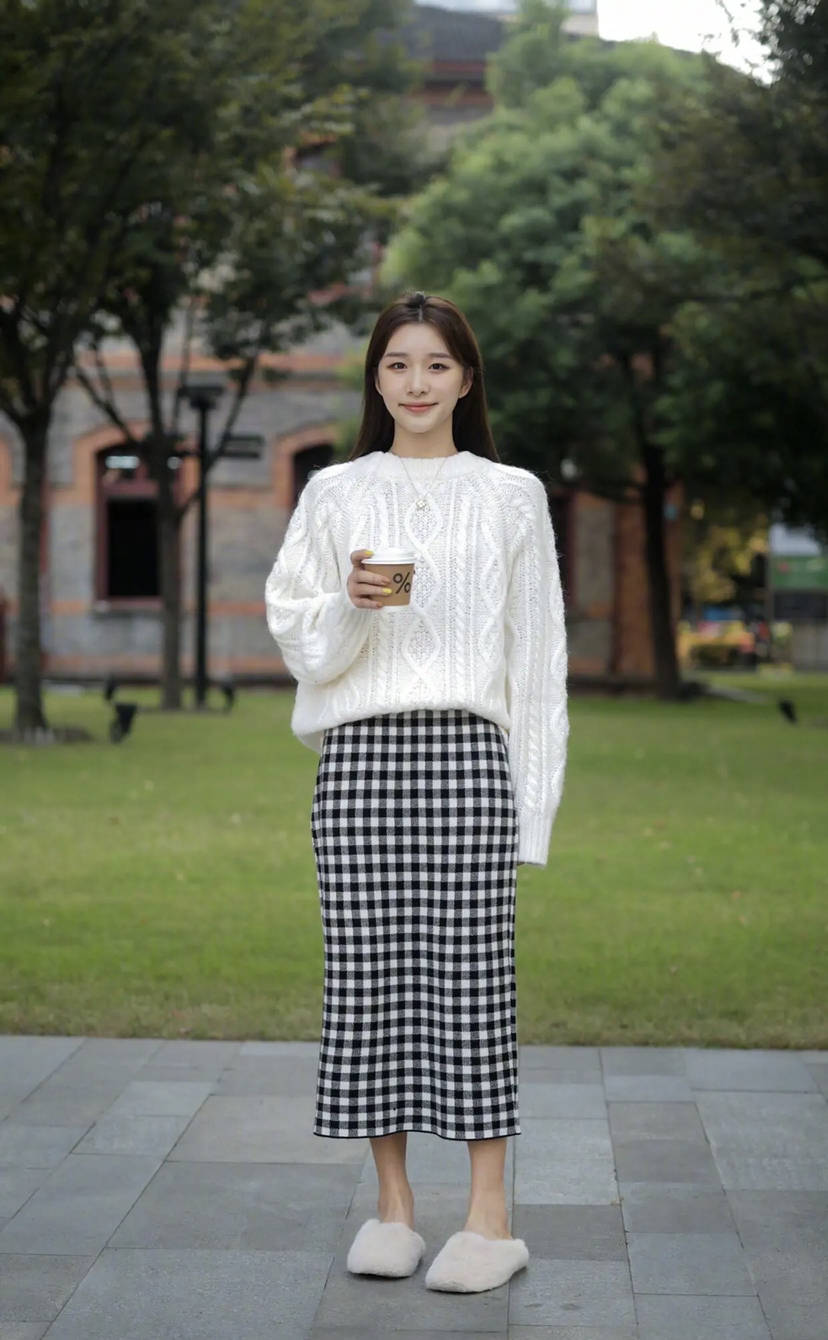 仙女|“裙装+平底鞋”今年这样穿,舒适时髦显腿细,还很显气质