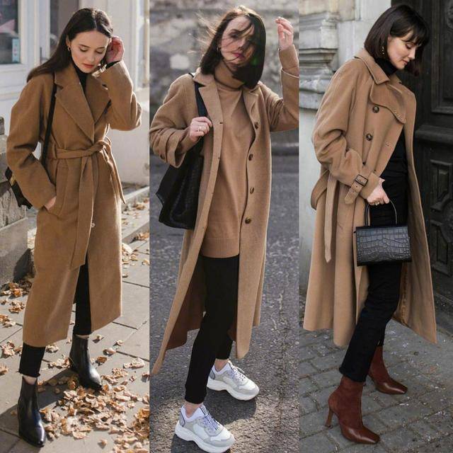 黑色|24套舒适简约的穿搭示范！温暖洋气还时髦，低调实用又有质感