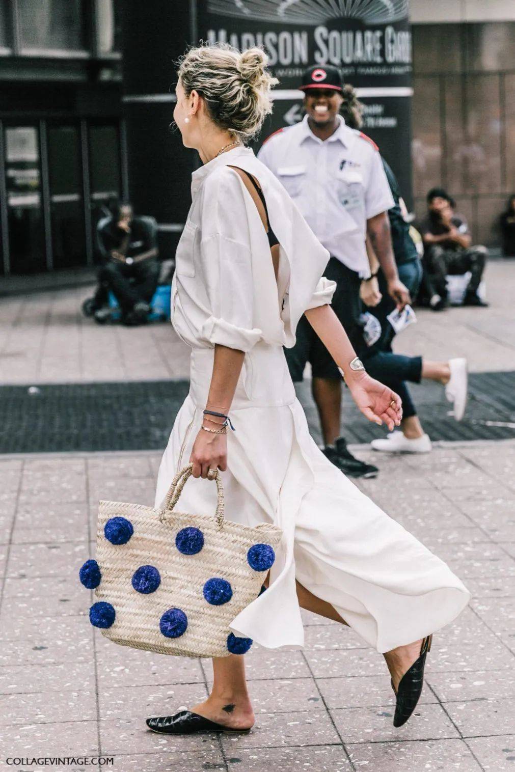 小白|“平底鞋+裙子”穿出女人最轻松,优雅的样子,巨时髦!