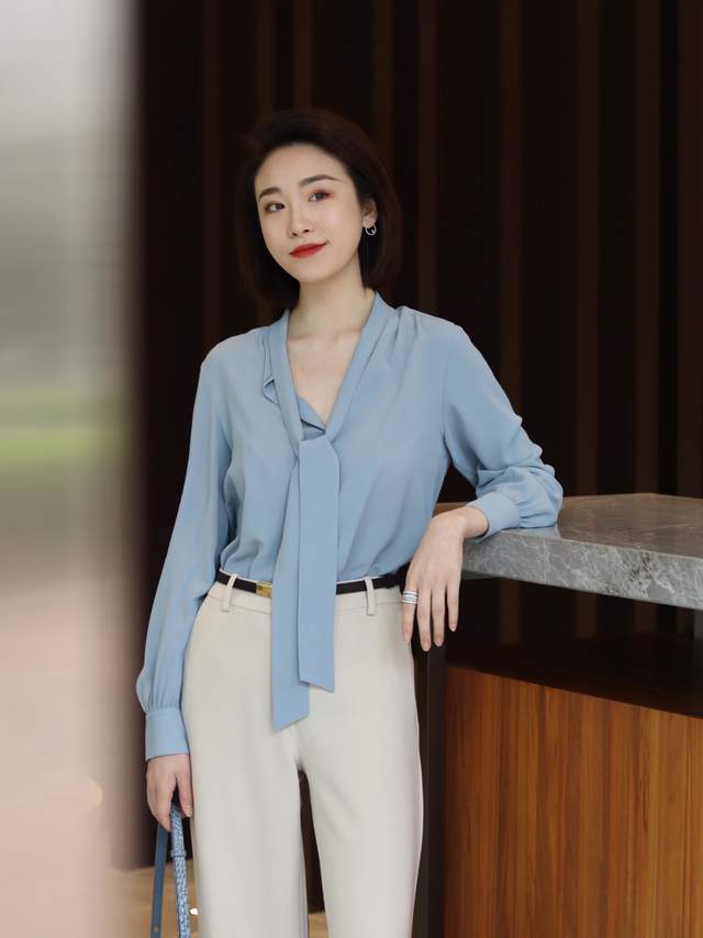 设计|普通女生想要穿好衬衫,看懂这6套搭配方法,上身才得体又高级