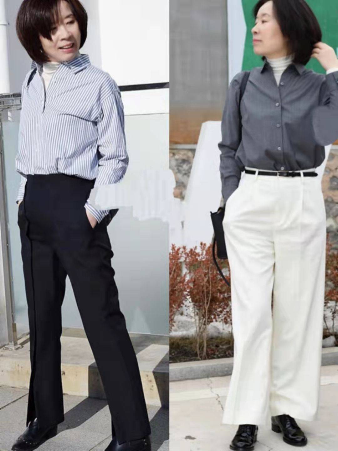 毛衣|这个秋天火了一种穿法，叫“里面叠一件 ”，60岁女人照着穿真气质