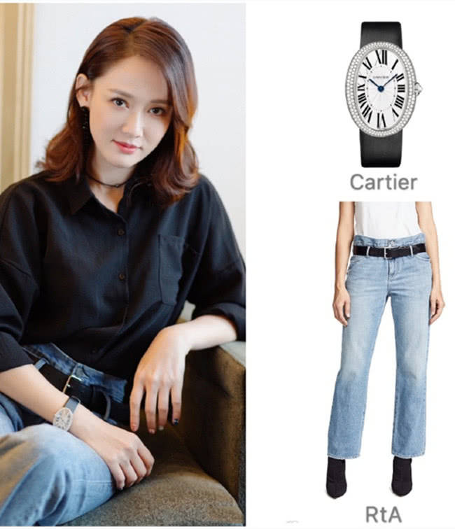 黑色|恋爱后的陈乔恩不得了,为扮嫩她穿上泡泡衫,谁知腰却变得极粗