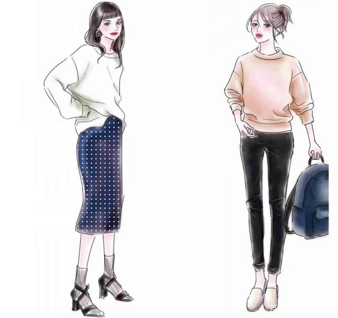 状态|3种穿衣状态，你是哪一种？早秋最美“手绘穿搭”，只教穿衣干货