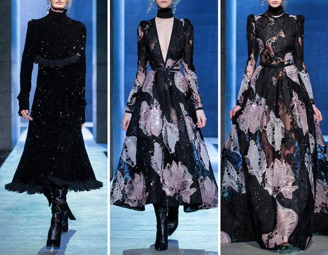 Elie|Elie Saab 2021秋冬成衣系列：这一抹黑色，也太优雅了