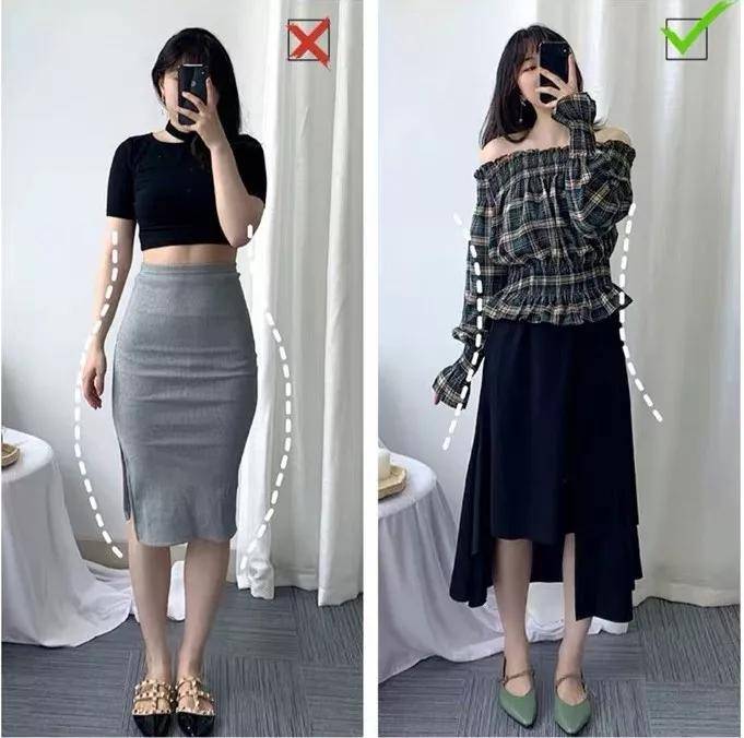 身材|梨形身材这么穿=又高又瘦！！