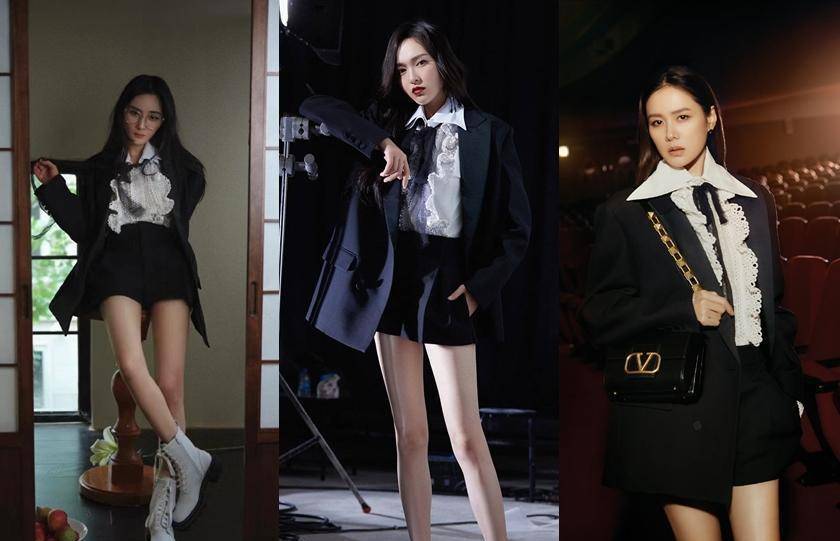 高跟鞋|孙艺珍最新大片撞衫杨幂、唐嫣！满屏逆天长腿「她」最美