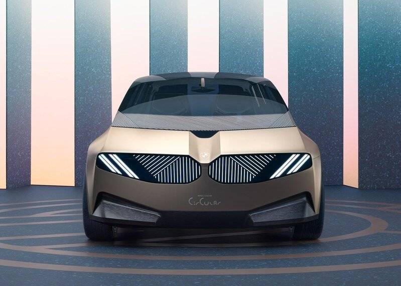 宝马将在慕尼黑车展首发bmw I 循环概念车 外形酷炫 100 可回收 车头