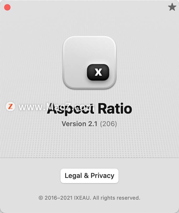 Aspect Ratio X For Mac 数学计算软件 比率