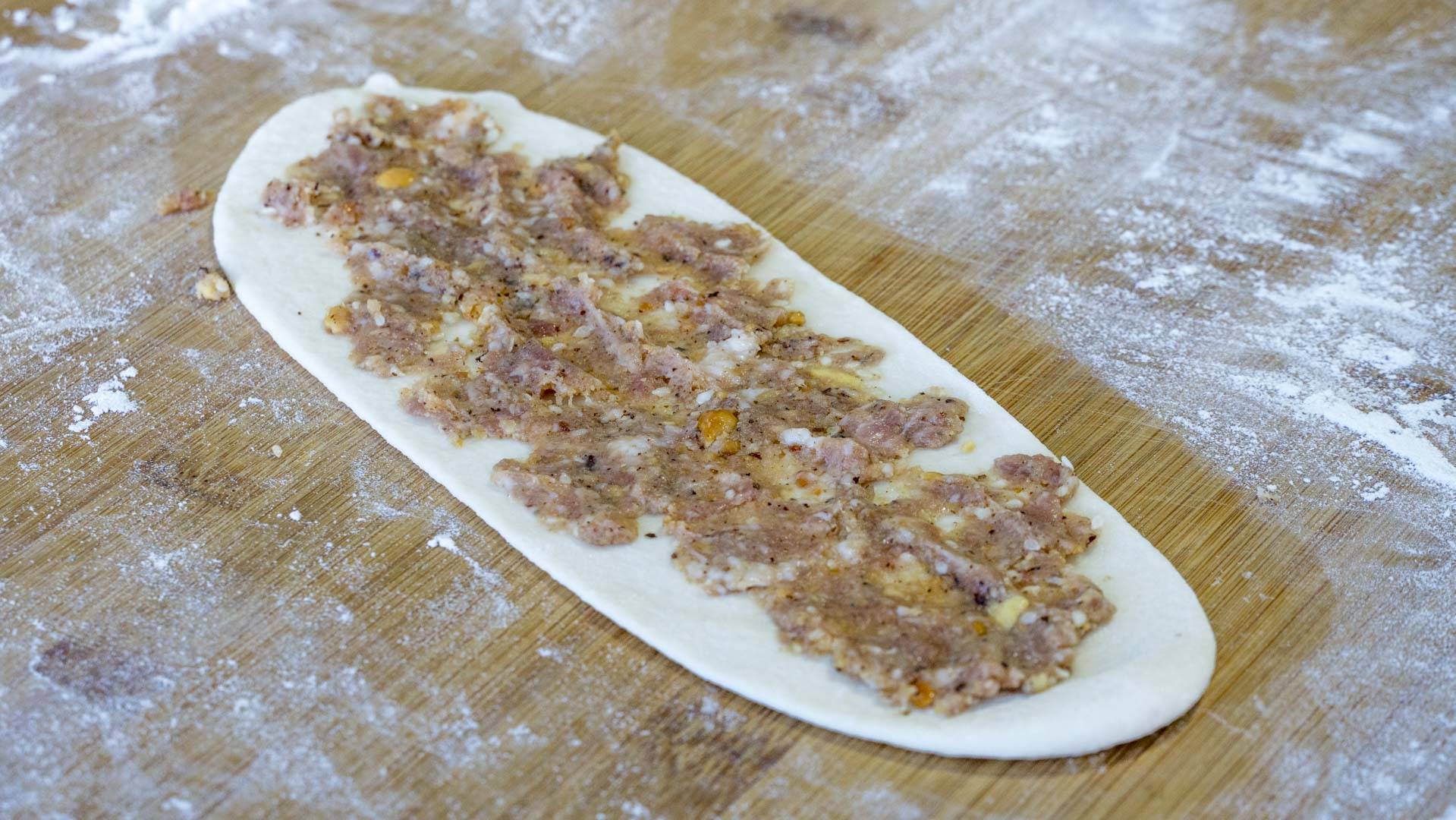 面团|营养早餐锅贴的做法!口感奇妙!回味无穷!