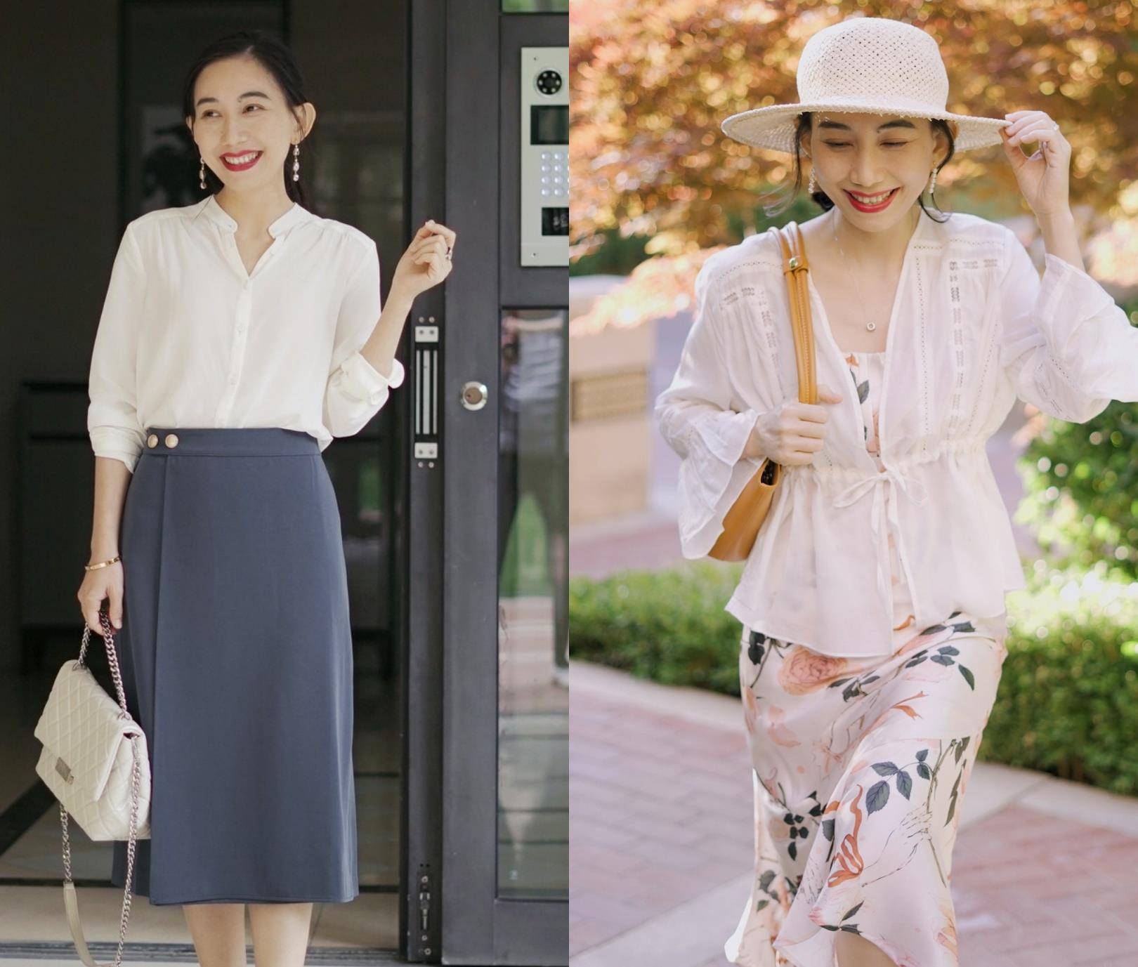 整体|30岁+的轻熟优雅女人,学会用白色单品,简约又不失时髦