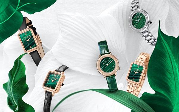 手表|江疏影代言 LolaRose小绿表 戴出自信与时尚！LolaRose手表非你莫属！