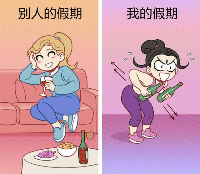 图片[5]-画师用小漫画来吐槽生活，为什么我的生活总和别人不一样？-四季巴士