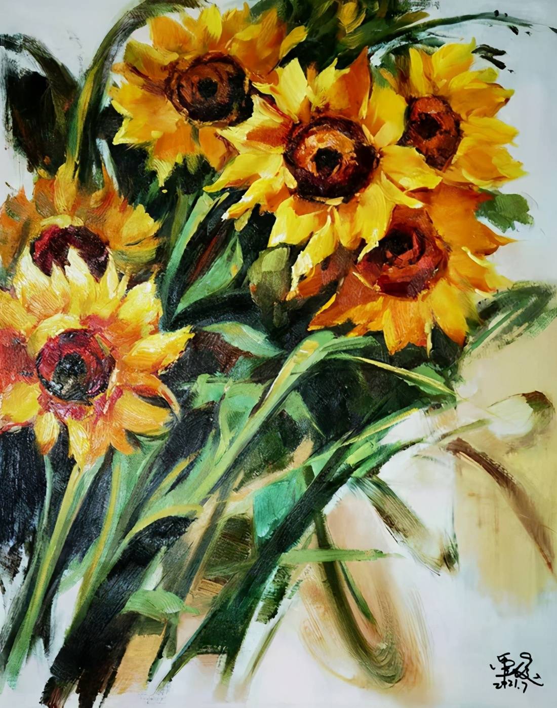 「名家名画」中国著名油画家管俊作品赏析