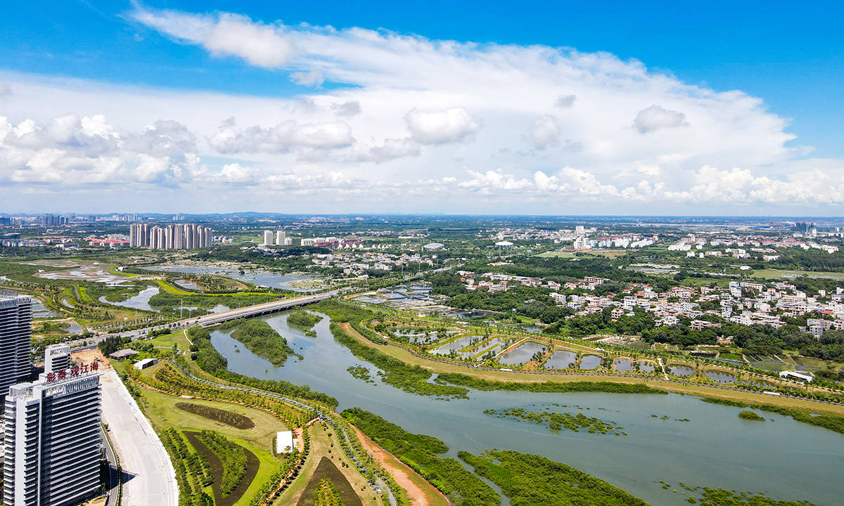 原创北海市冯家江湿地公园,有点不人性化,自行车都不能进,脚要走断