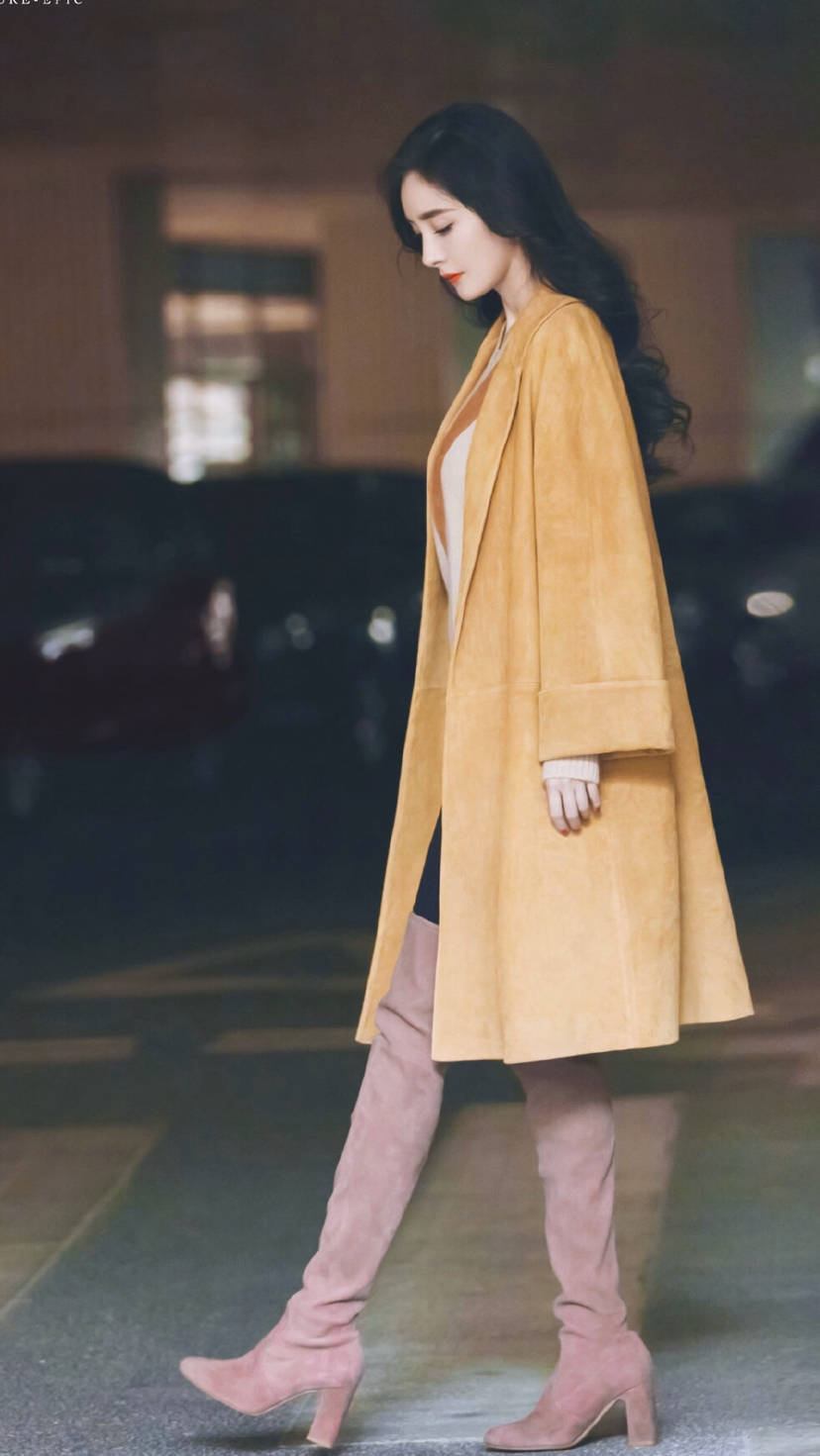 一线|女明星忠爱长靴,宋祖儿、杨幂都还好,身为一线男星的他居然也在尝试!