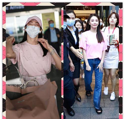 小粉|张雨绮穿2000元的小粉裙出门，却因为身材太好，反而显“老”了