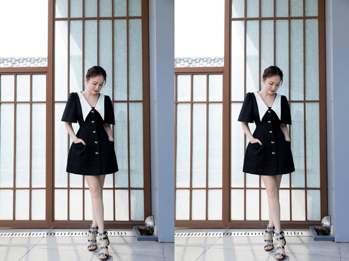 因为|陈乔恩不走“甜美风”也超赞,穿修身裙气场太强,又帅又飒