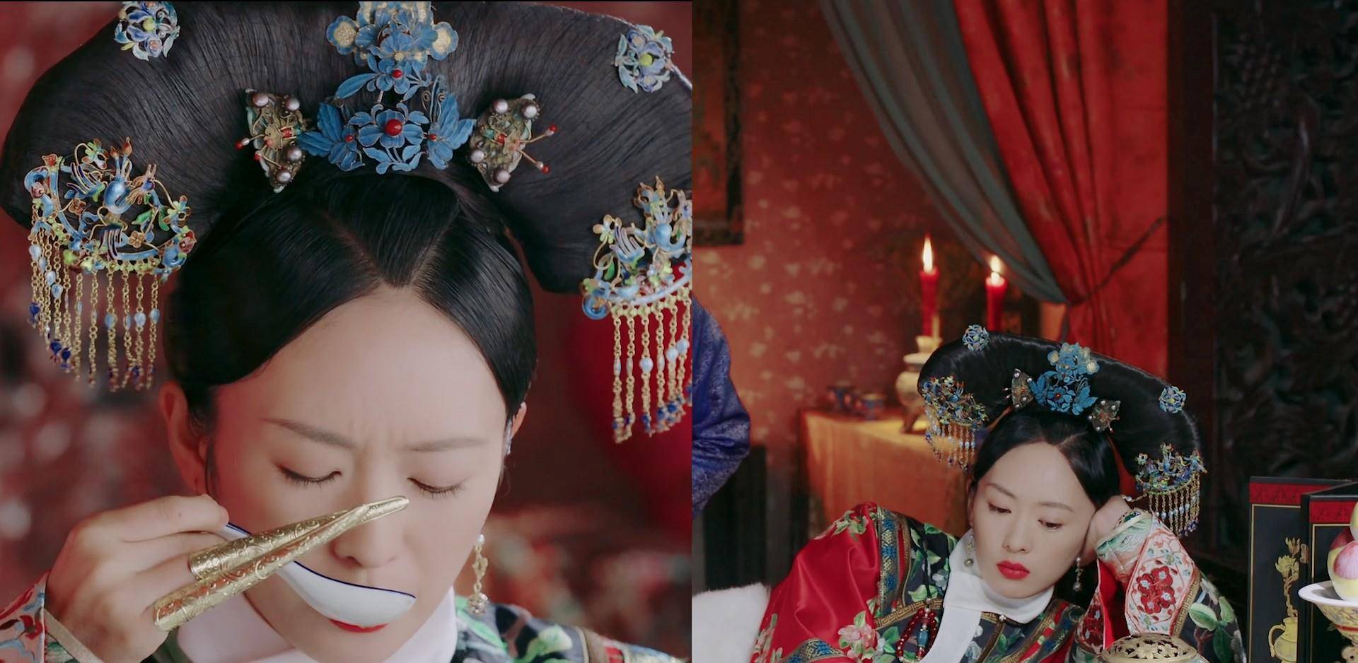 时期|如懿传｜高晞月在贵妃时期的前二十种造型，既高调又华丽