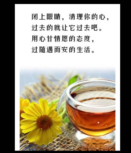 酒茶香用心甘情愿的态度过随遇而安的生活